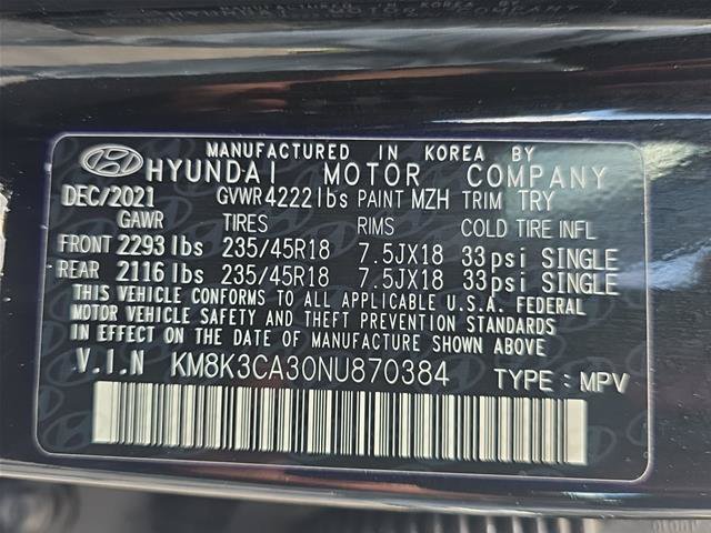Used 2022 Hyundai Kona N Line w/ Tech Package AWD/4WD image 32