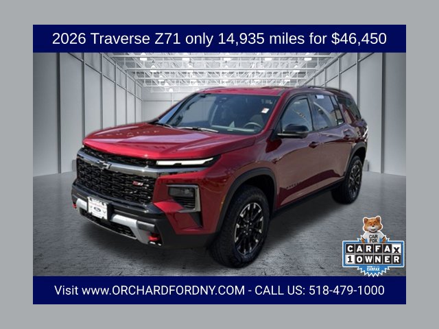 Used 2026 Chevrolet Traverse Z71 w/ Driver Confidence Package