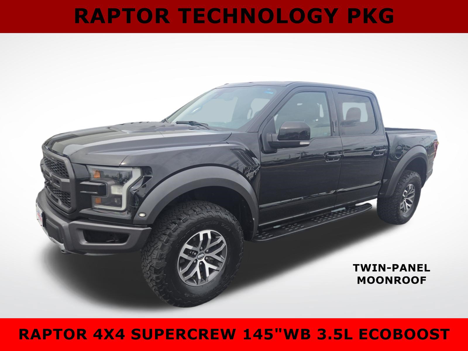 Certified 2017 Ford F150 Raptor w/ Equipment Group 802A Luxury