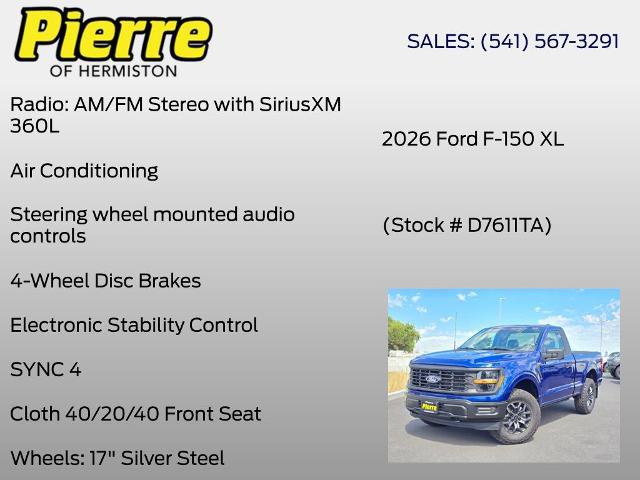 Certified 2026 Ford F150 XL AWD/4WD image 12