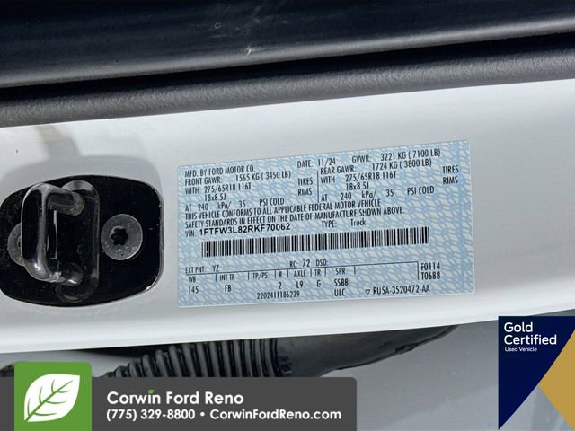 Certified 2024 Ford F150 XLT w/ Equipment Group 302A MID image 36