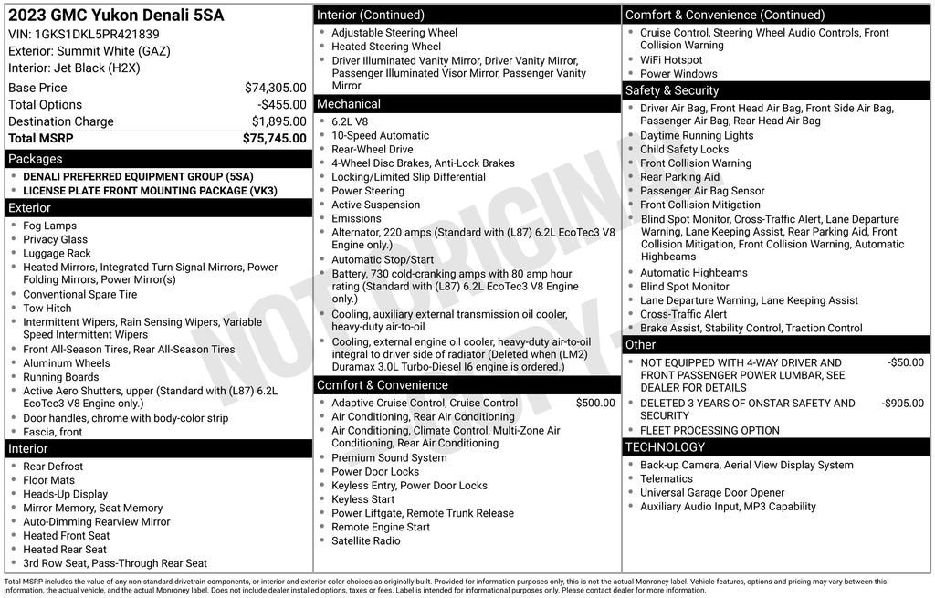 Used 2023 GMC Yukon Denali image 10