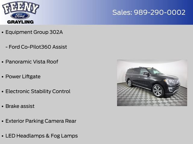 Certified 2020 Ford Expedition Max Limited w/ Equipment Group 302A AWD/4WD image 13