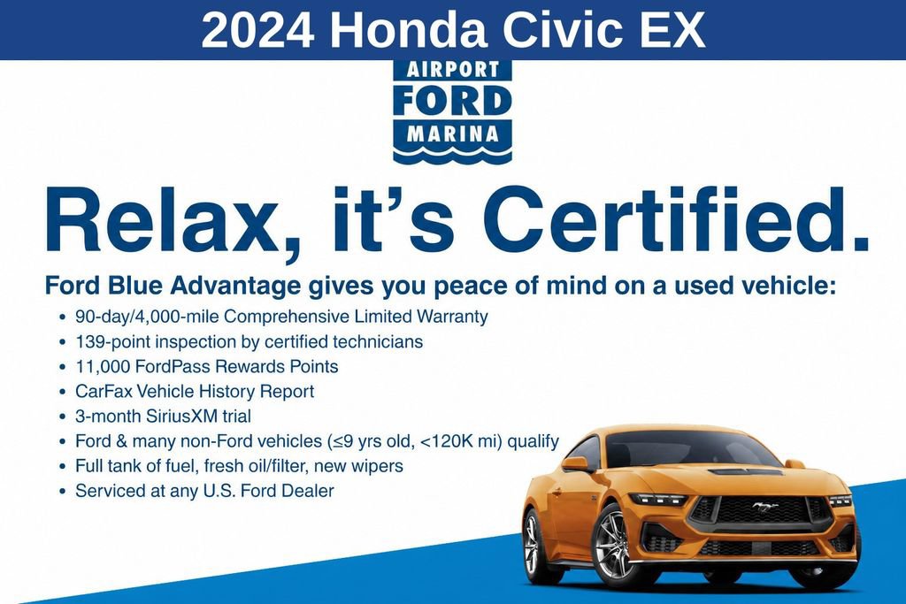 Used 2024 Honda Civic EX image 2