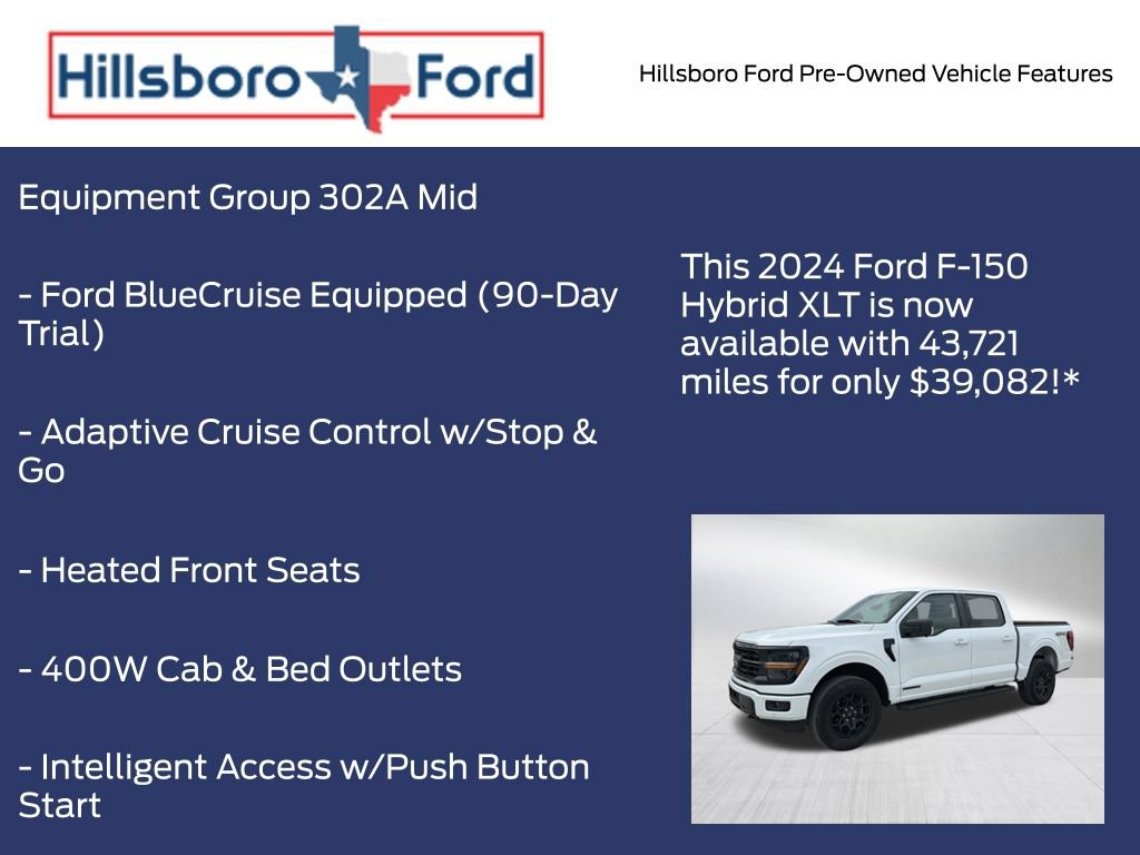 Certified 2024 Ford F150 XLT w/ Equipment Group 302A MID AWD/4WD image 9