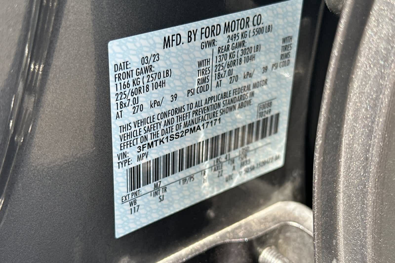 Certified 2023 Ford Mustang Mach-E Select AWD/4WD image 29