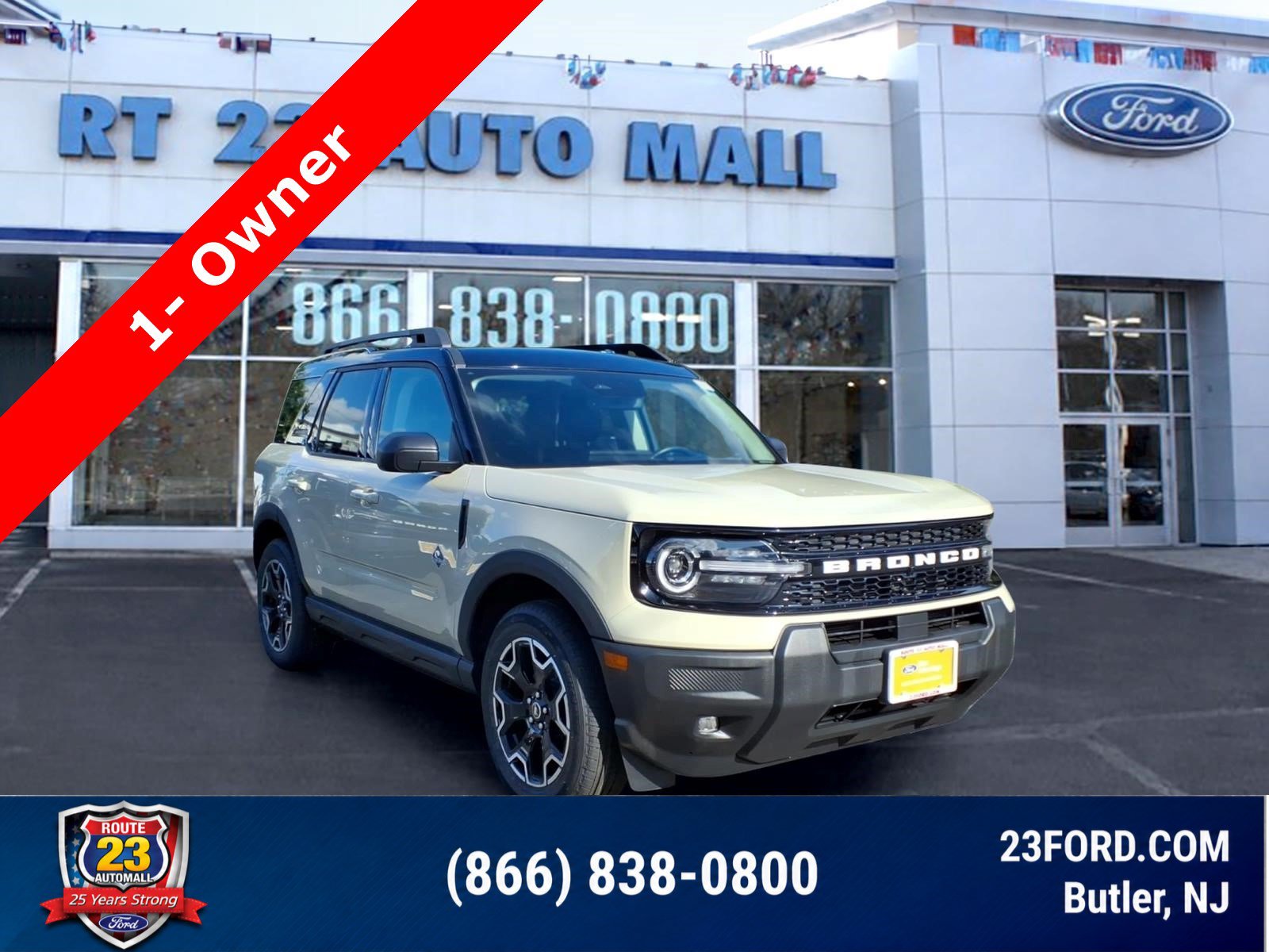 Certified 2025 Ford Bronco Sport Outer Banks AWD/4WD image 1