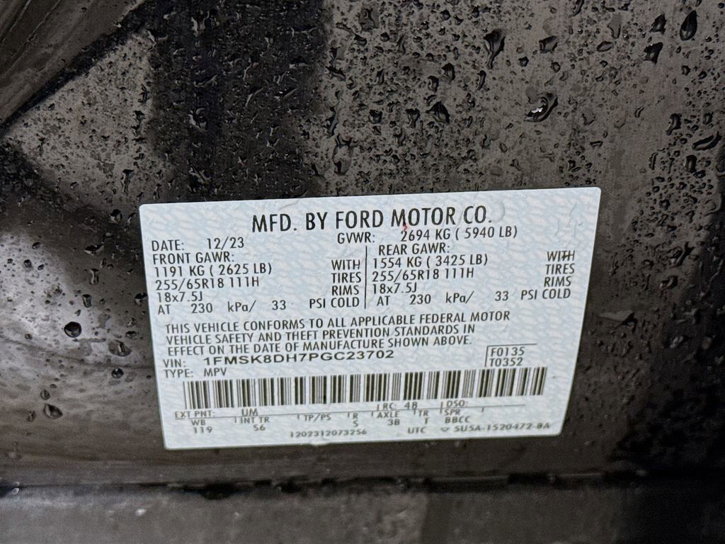 Certified 2023 Ford Explorer XLT w/ Equipment Group 202A image 32