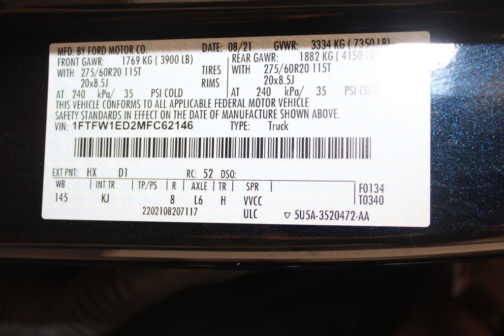 Certified 2021 Ford F150 King Ranch w/ Equipment Group 601A High image 25