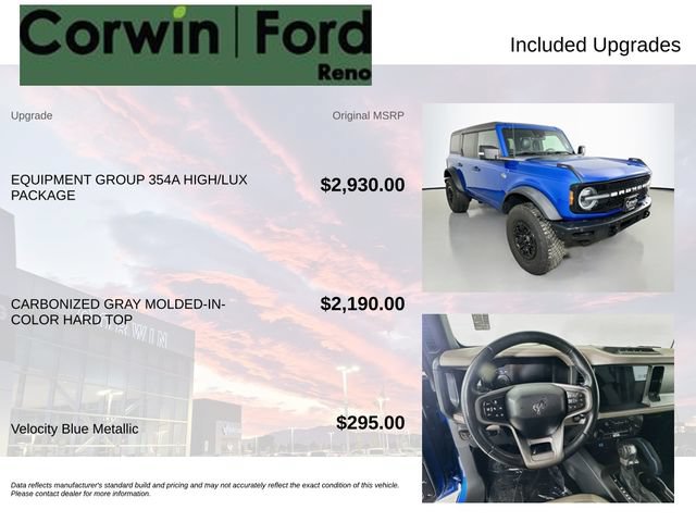 Certified 2024 Ford Bronco Wildtrak AWD/4WD image 3