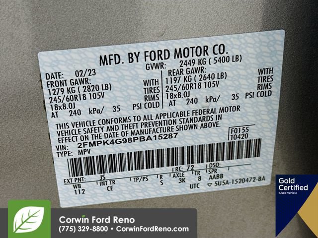 Certified 2023 Ford Edge SE AWD/4WD image 33
