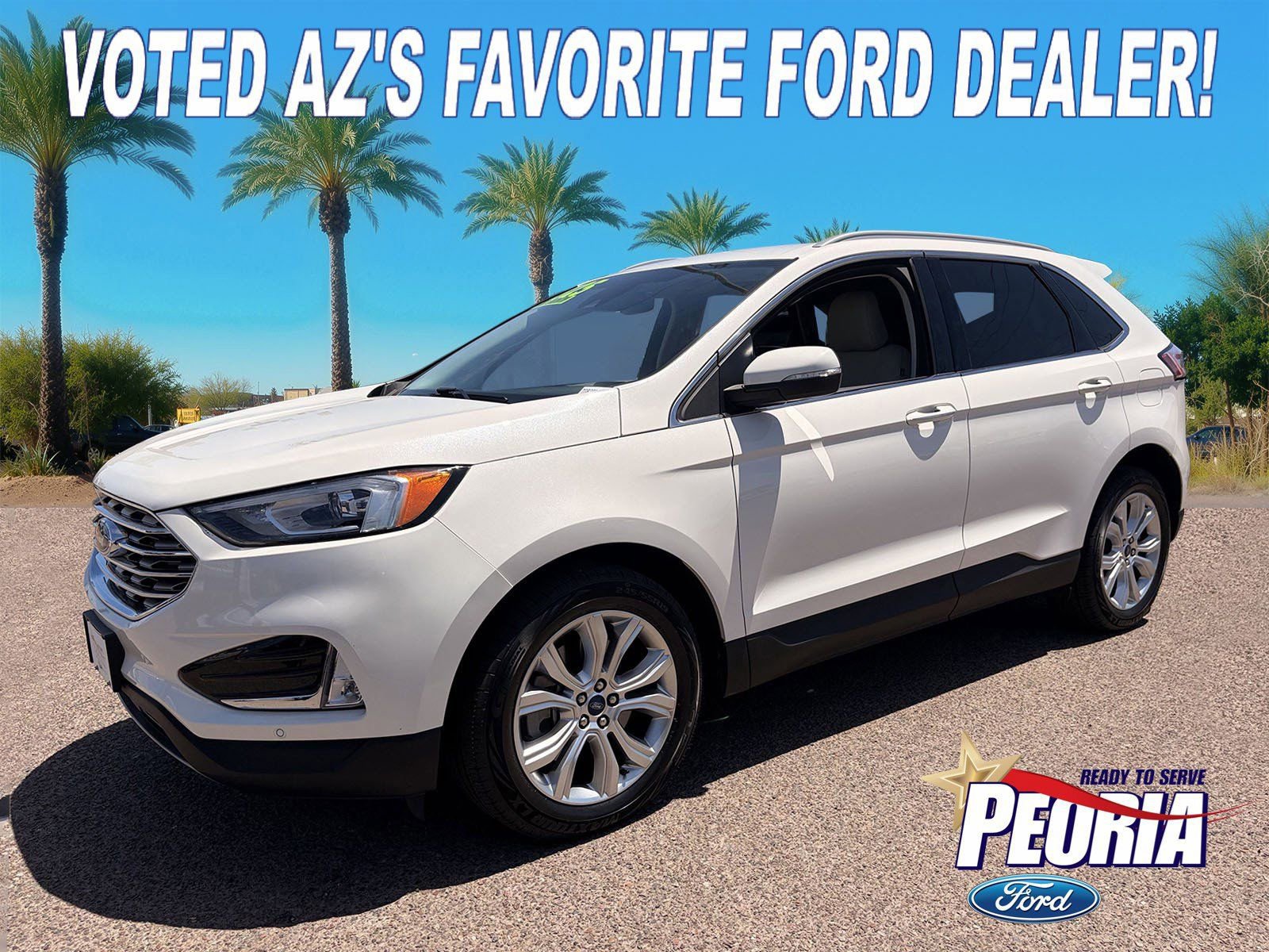 Certified 2021 Ford Edge Titanium w/ Class II Trailer Tow Package