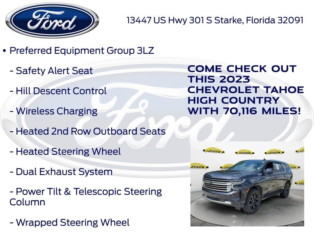 Used 2023 Chevrolet Tahoe High Country AWD/4WD image 30