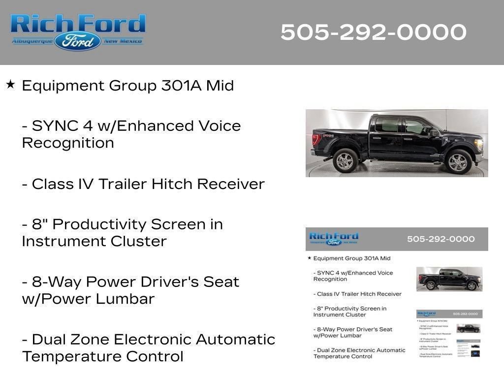 Certified 2023 Ford F150 XLT w/ Equipment Group 301A Mid AWD/4WD image 25