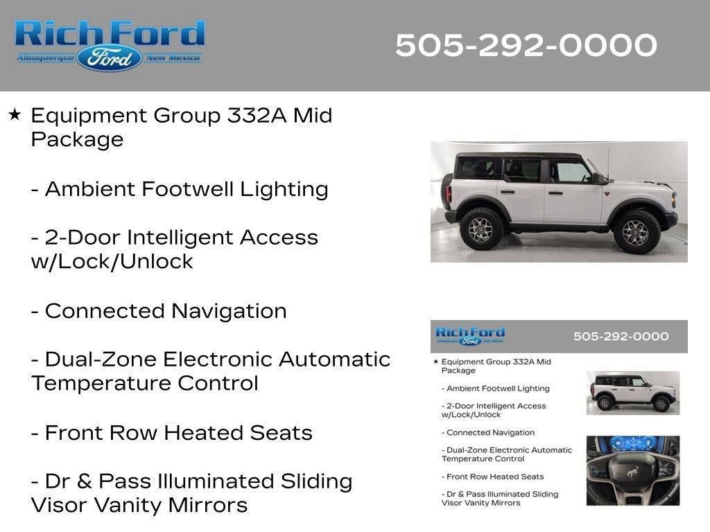 Certified 2025 Ford Bronco Badlands AWD/4WD image 43