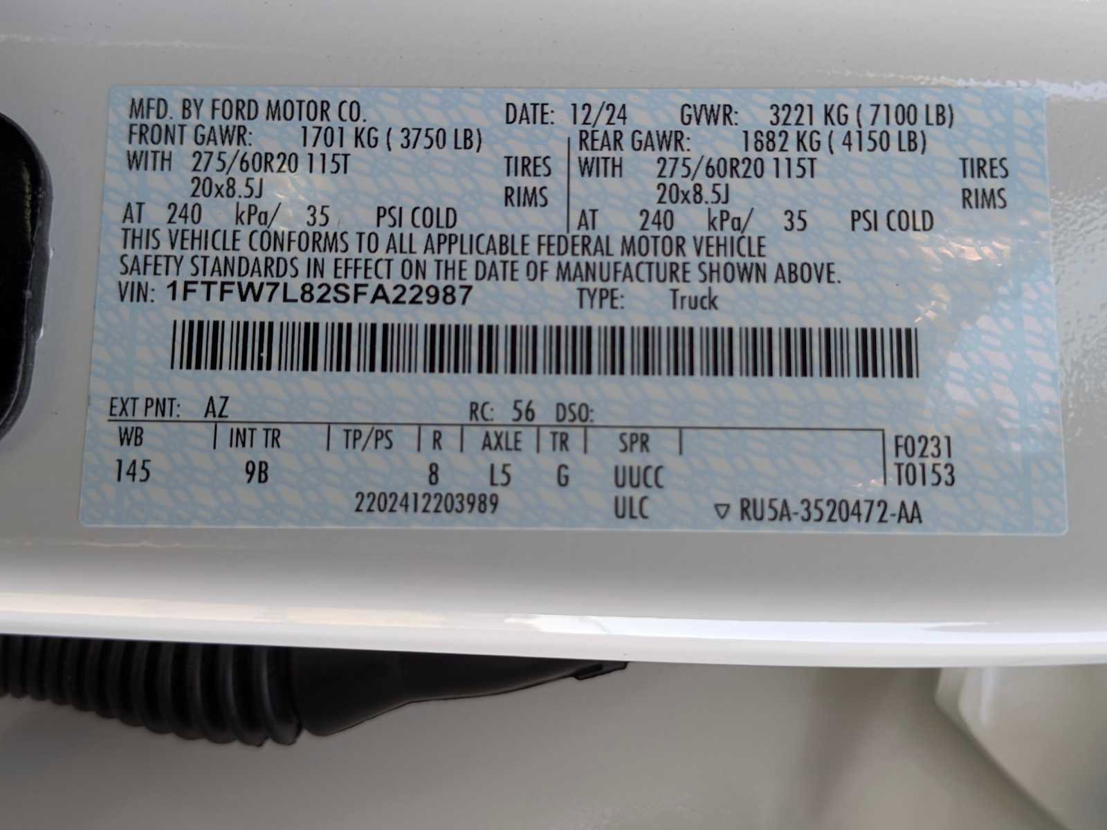 Certified 2025 Ford F150 Platinum w/ Equipment Group 702A High image 41