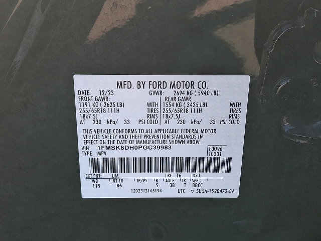Certified 2023 Ford Explorer XLT AWD/4WD image 27