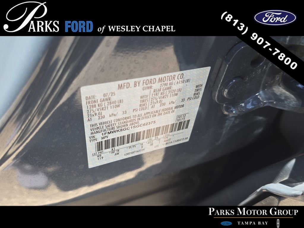 Certified 2025 Ford Explorer ST w/ Sun And Sound Package AWD/4WD image 33