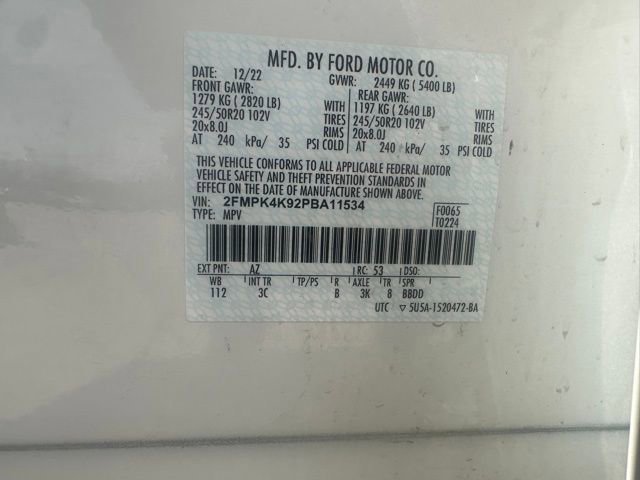 Certified 2023 Ford Edge Titanium image 10