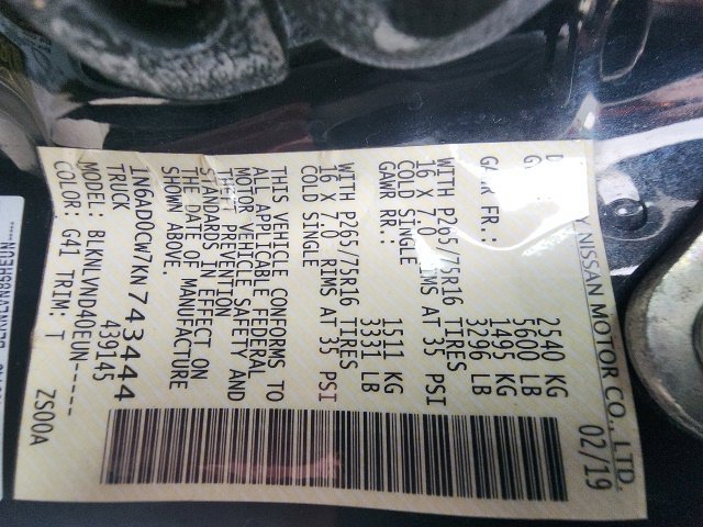 Used 2019 Nissan Frontier PRO-4X AWD/4WD image 37