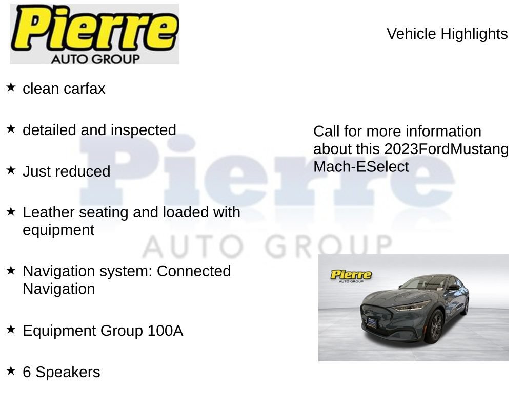Certified 2023 Ford Mustang Mach-E Select RWD image 7