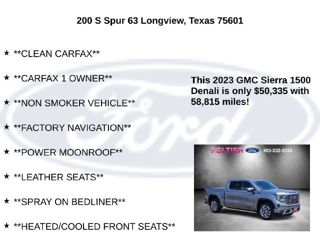 Used 2023 GMC Sierra 1500 Denali w/ Denali Reserve Package AWD/4WD image 5