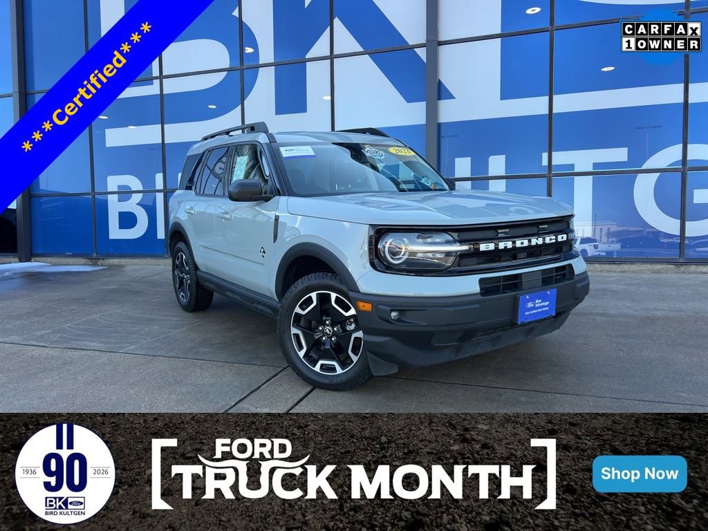 Certified 2023 Ford Bronco Sport Outer Banks w/ Tech Package