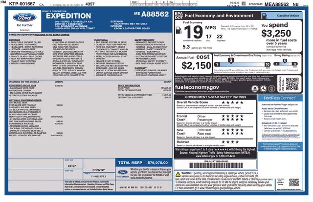 Certified 2021 Ford Expedition Limited AWD/4WD image 41