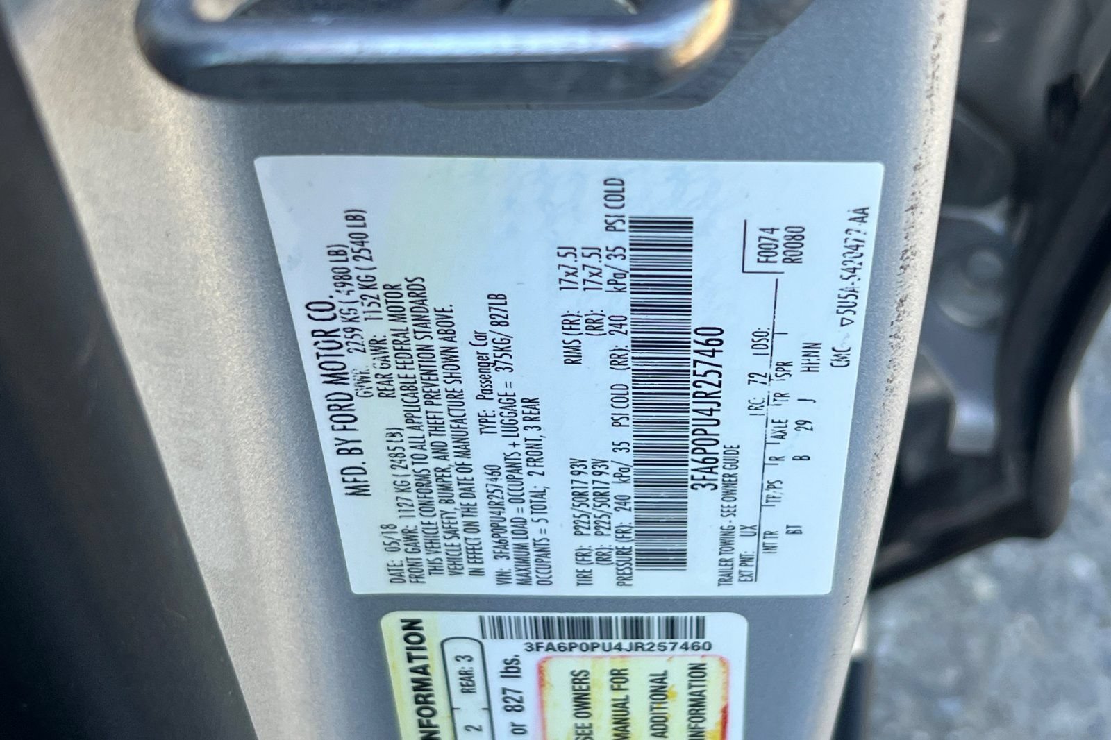 Certified 2018 Ford Fusion Energi SE FWD image 29