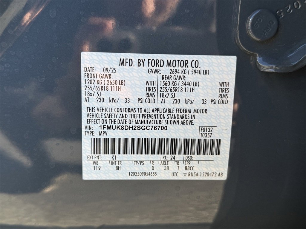 Certified 2025 Ford Explorer Active image 42