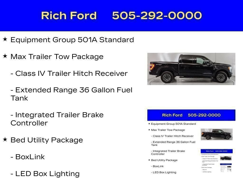 Certified 2023 Ford F150 Lariat w/ Max Trailer Tow Package AWD/4WD image 15