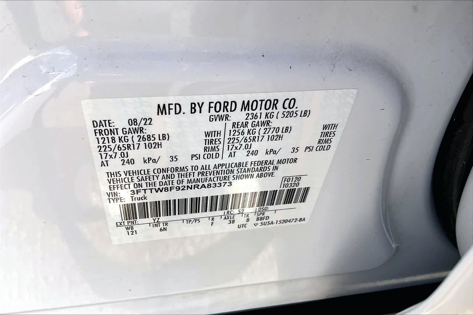 Certified 2022 Ford Maverick Lariat w/ Lariat Luxury Package AWD/4WD image 65