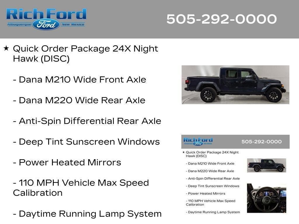 Used 2025 Jeep Gladiator Sport AWD/4WD image 27