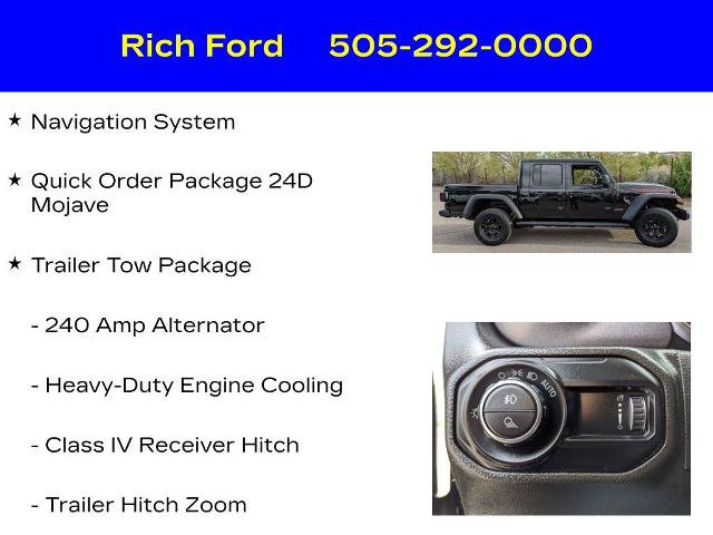 Used 2023 Jeep Gladiator Mojave w/ LED Lighting Group AWD/4WD image 11
