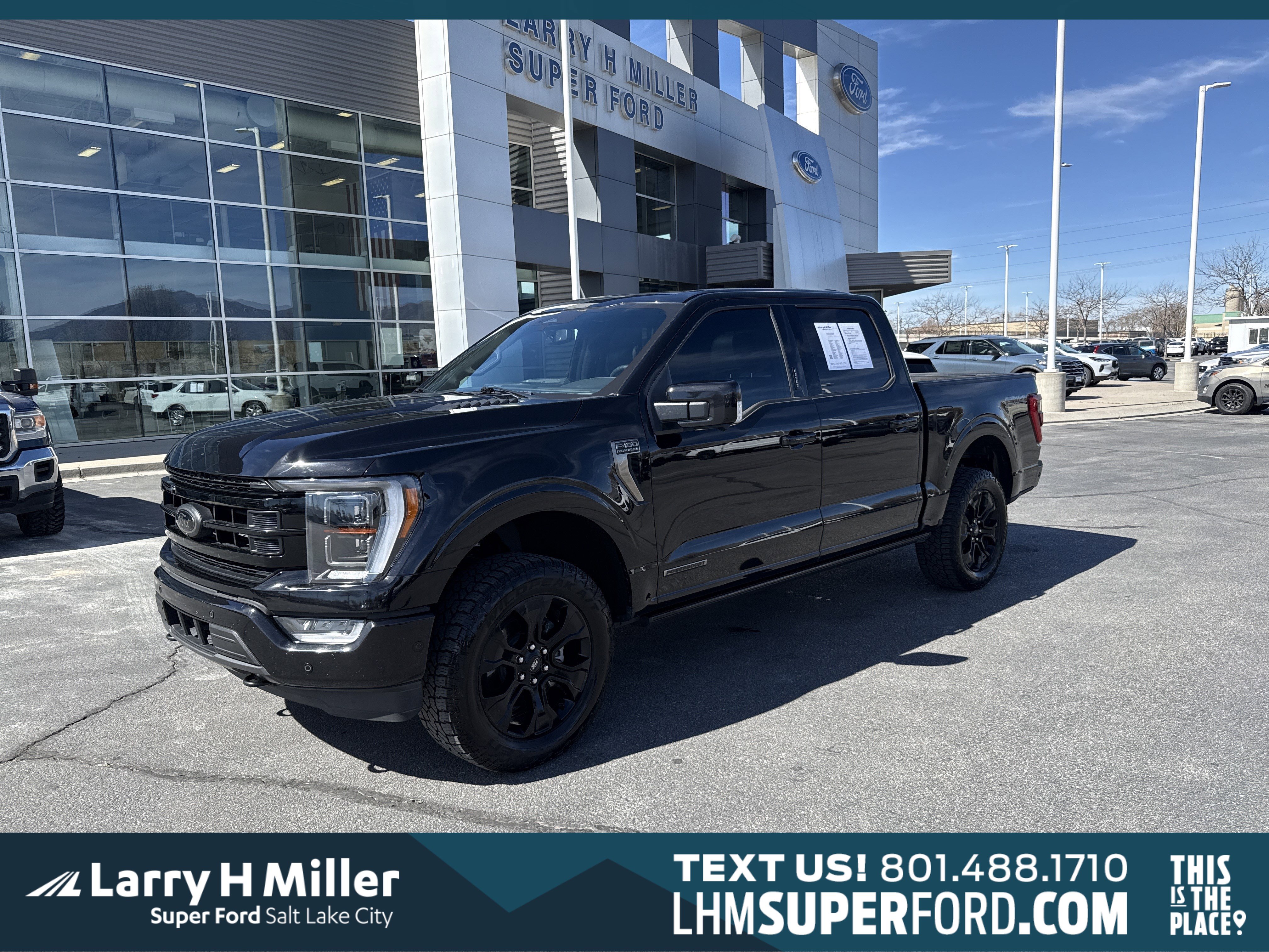 Certified 2023 Ford F150 Platinum w/ Equipment Group 701A High image 1