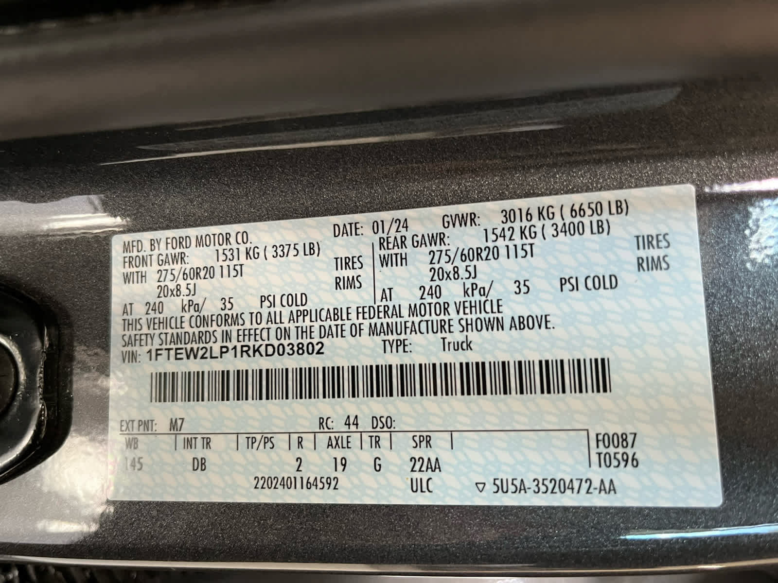 Certified 2024 Ford F150 STX AWD/4WD image 23