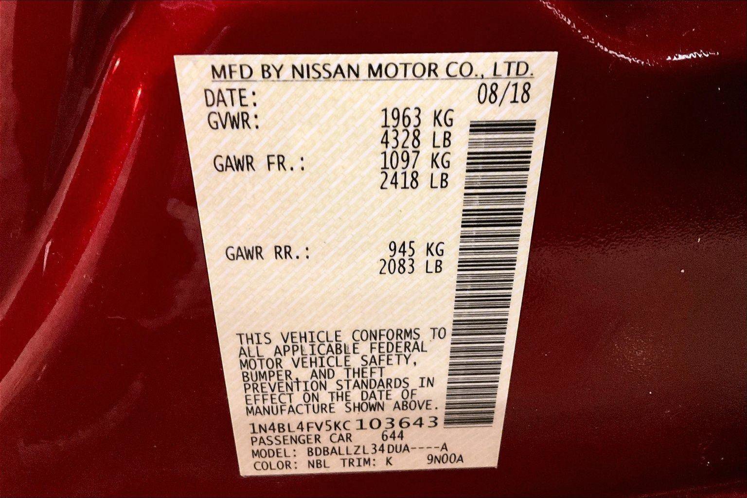 Used 2019 Nissan Altima 2.5 Platinum image 32