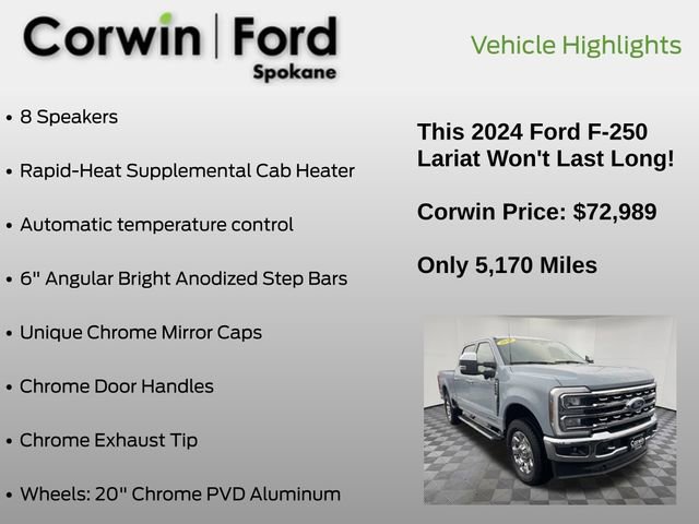 Certified 2024 Ford F250 Lariat w/ Chrome Package image 20