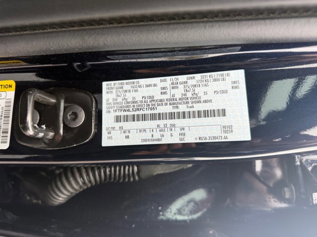 Certified 2024 Ford F150 Tremor w/ Equipment Group 402A High AWD/4WD image 27