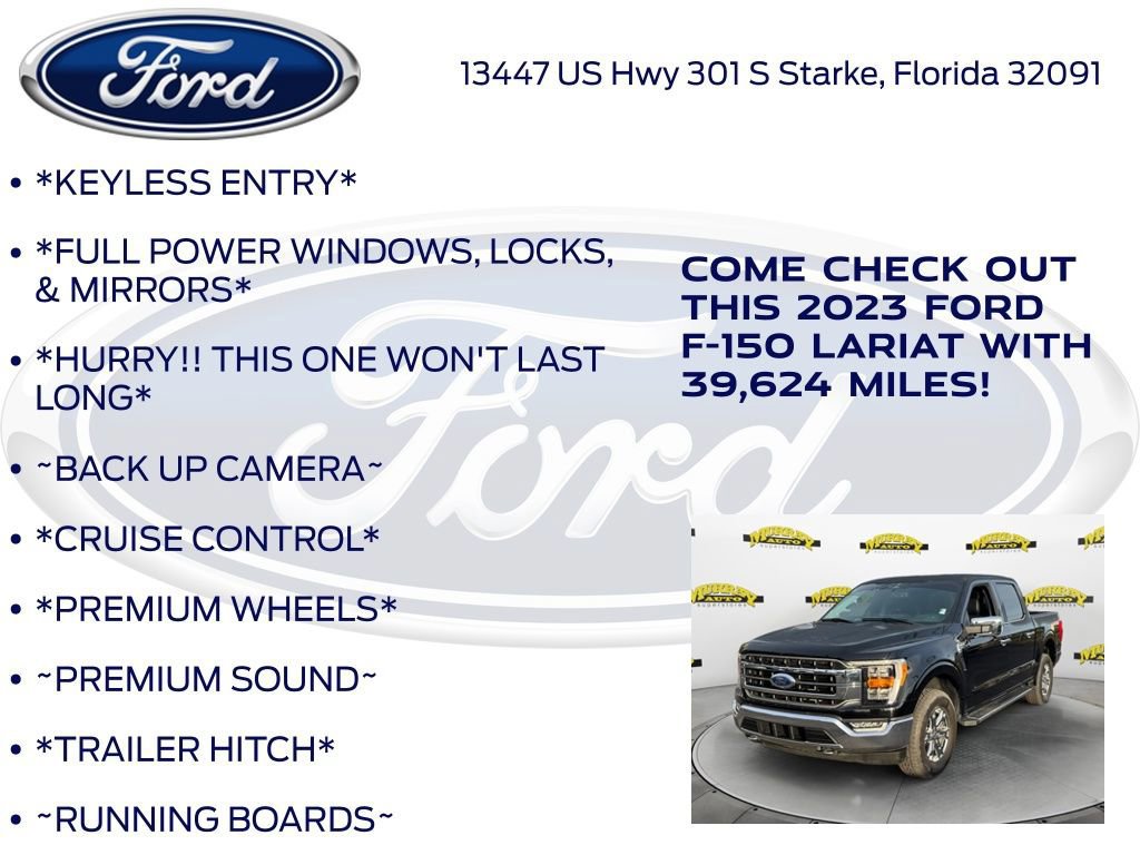 Certified 2023 Ford F150 Lariat w/ Trailer Tow Package image 12
