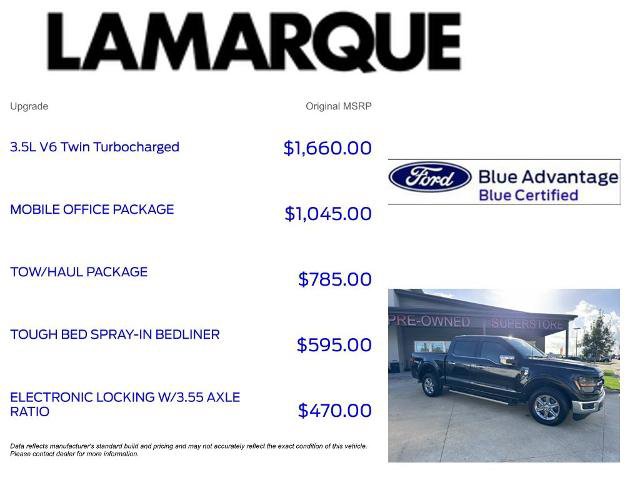 Certified 2024 Ford F150 XLT w/ Mobile Office Package image 10