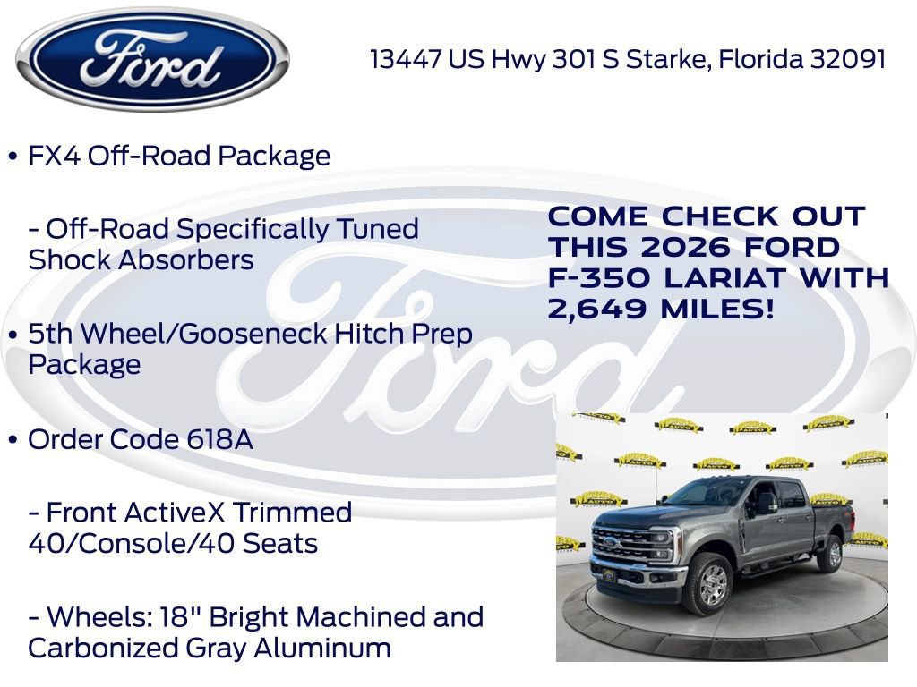 Certified 2026 Ford F350 Lariat w/ Lariat Premium Package AWD/4WD image 22
