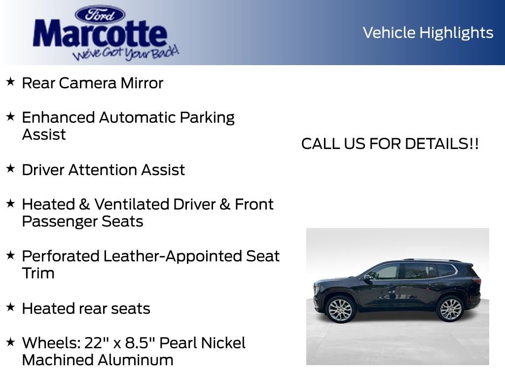 Used 2024 GMC Acadia Denali w/ Super Cruise Package AWD/4WD image 22