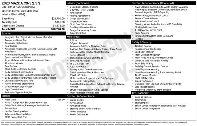Used 2023 MAZDA CX-5 AWD 2.5 S image 36