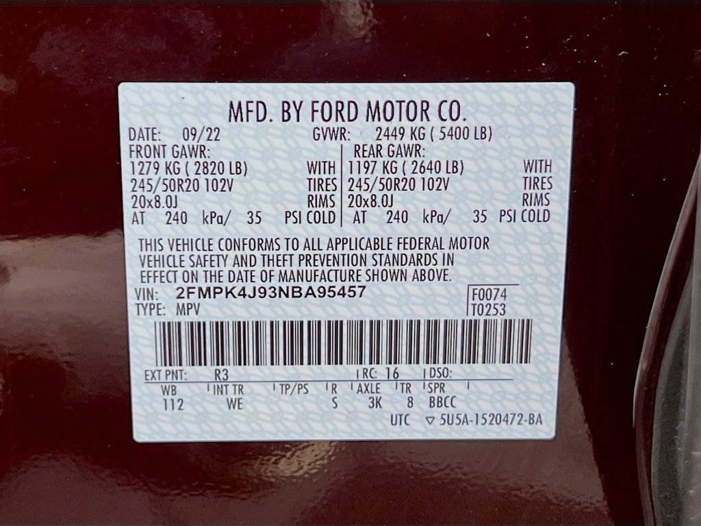 Certified 2022 Ford Edge ST-Line image 36