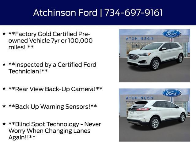 Certified 2022 Ford Edge SEL w/ Convenience Package image 7