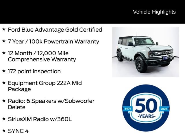 Certified 2023 Ford Bronco Big Bend AWD/4WD image 6