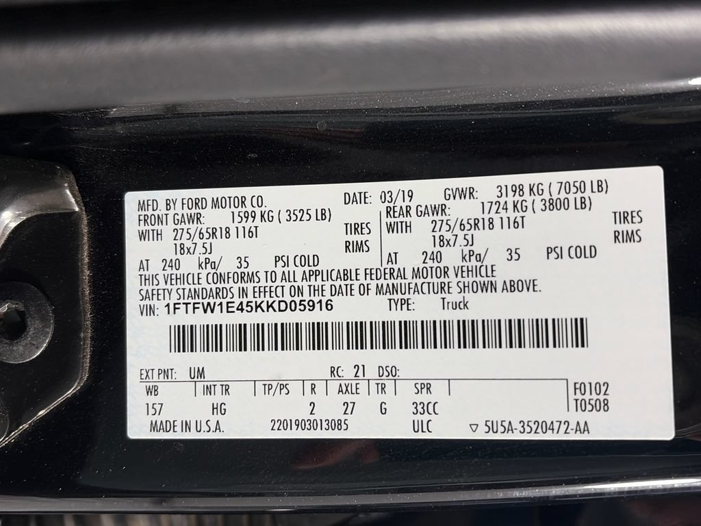 Certified 2019 Ford F150 Lariat AWD/4WD image 9