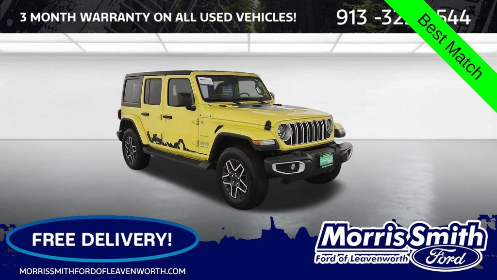 Used 2024 Jeep Wrangler Unlimited Sahara AWD/4WD image 1