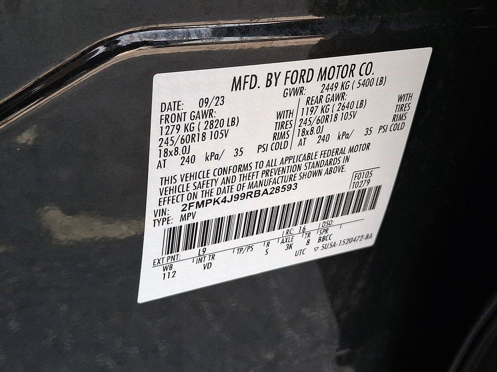 Certified 2024 Ford Edge SEL w/ Convenience Package AWD/4WD image 29